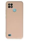 BFS  Realme C21 Kılıf Nano içi Kadife Silikon - Pudra