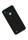 BFS  Realme C21 Kılıf Nano içi Kadife Silikon - Siyah