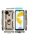 BFS  Realme C21 Kılıf Sofya Yüzüklü Silikon Kapak - Gold