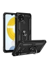 BFS  Realme C21 Kılıf Sofya Yüzüklü Silikon Kapak - Siyah