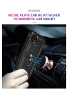 BFS  Realme C21 Kılıf Sofya Yüzüklü Silikon Kapak - Siyah