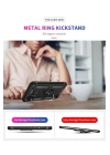 BFS  Realme C21 Kılıf Sofya Yüzüklü Silikon Kapak - Siyah