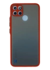 BFS  Realme C21Y Kılıf Montreal Silikon Kapak - Kırmızı