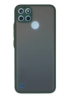 BFS  Realme C21Y Kılıf Montreal Silikon Kapak - Yeşil