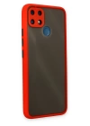 BFS  Realme C25 Kılıf Montreal Silikon Kapak - Kırmızı