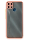 BFS  Realme C25 Kılıf Montreal Silikon Kapak - Pembe