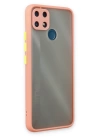 BFS  Realme C25 Kılıf Montreal Silikon Kapak - Pembe