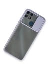 BFS  Realme C25 Kılıf Palm Buzlu Kamera Sürgülü Silikon - Lila