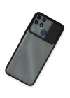 BFS  Realme C25 Kılıf Palm Buzlu Kamera Sürgülü Silikon - Siyah