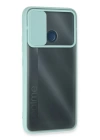 BFS  Realme C25 Kılıf Palm Buzlu Kamera Sürgülü Silikon - Turkuaz