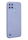 BFS  Realme C25Y Kılıf Nano içi Kadife Silikon - Lila