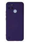 BFS  Realme C25Y Kılıf Nano içi Kadife Silikon - Mor