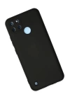 BFS  Realme C25Y Kılıf Nano içi Kadife Silikon - Siyah