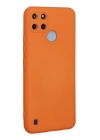 BFS  Realme C25Y Kılıf Nano içi Kadife Silikon - Turuncu