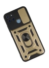 BFS  Realme C25Y Kılıf Pars Lens Yüzüklü Silikon - Gold