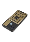 BFS  Realme C25Y Kılıf Pars Lens Yüzüklü Silikon - Gold