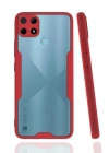 BFS  Realme C25Y Kılıf Platin Silikon - Kırmızı