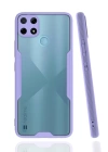 BFS  Realme C25Y Kılıf Platin Silikon - Lila