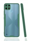 BFS  Realme C25Y Kılıf Platin Silikon - Yeşil