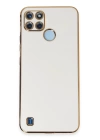 BFS  Realme C25Y Kılıf Volet Silikon - Beyaz