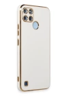 BFS  Realme C25Y Kılıf Volet Silikon - Beyaz