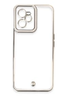 BFS  Realme C35 Kılıf Liva Lens Silikon - Beyaz