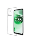 BFS  Realme C35 Kılıf Lüx Şeffaf Silikon
