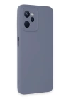BFS  Realme C35 Kılıf Nano içi Kadife Silikon - Gri