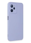 BFS  Realme C35 Kılıf Nano içi Kadife Silikon - Lila