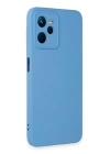 BFS  Realme C35 Kılıf Nano içi Kadife Silikon - Mavi