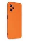 BFS  Realme C35 Kılıf Nano içi Kadife Silikon - Turuncu