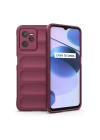 BFS  Realme C35 Kılıf Optimum Silikon - Bordo