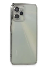 BFS  Realme C35 Kılıf Razer Lensli Silikon - Gümüş