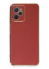 BFS  Realme C35 Kılıf Volet Silikon - Kırmızı