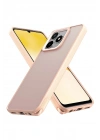 BFS Realme C53 Kılıf Elegant Kapak - Pudra
