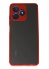 BFS  Realme C53 Kılıf Montreal Silikon Kapak - Kırmızı