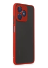 BFS  Realme C53 Kılıf Montreal Silikon Kapak - Kırmızı
