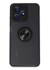 BFS  Realme C53 Kılıf Montreal Yüzüklü Silikon Kapak - Siyah