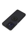 BFS  Realme C53 Kılıf Montreal Yüzüklü Silikon Kapak - Siyah