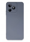 BFS Realme C53 Kılıf Nano içi Kadife Silikon - Gri
