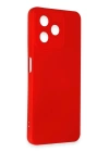 BFS  Realme C53 Kılıf Nano içi Kadife Silikon - Kırmızı