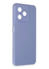 BFS  Realme C53 Kılıf Nano içi Kadife Silikon - Lila