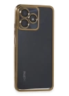 BFS  Realme C53 Kılıf Razer Lensli Silikon - Gold