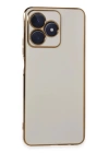 BFS Realme C53 Kılıf Volet Silikon - Beyaz