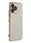 BFS Realme C53 Kılıf Volet Silikon - Beyaz