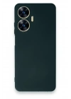 BFS  Realme C55 Kılıf First Silikon - Koyu Yeşil