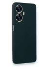 BFS  Realme C55 Kılıf First Silikon - Koyu Yeşil