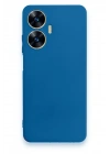 BFS  Realme C55 Kılıf First Silikon - Mavi