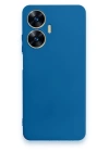BFS  Realme C55 Kılıf First Silikon - Mavi