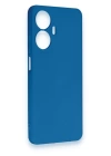 BFS  Realme C55 Kılıf First Silikon - Mavi